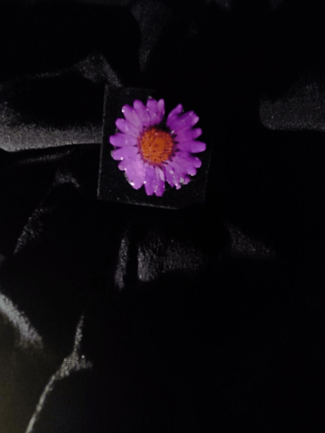 Bague fleurs réglable 